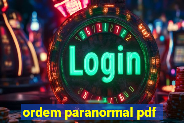 ordem paranormal pdf